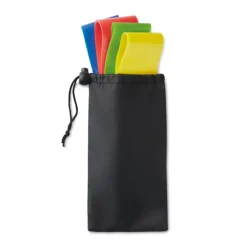 Gift Campaign Sacchetto con 4 elastici fitness in TPE di differenti resistenze Fitness> Gadget Palestra