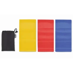 Gift Campaign Sacchetto con 3 fasce elastiche per il fitness in TPE Home Training> Gadget Palestra