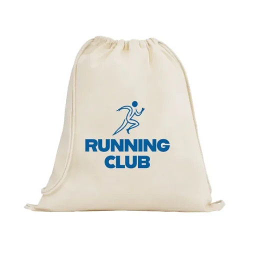 Gift Campaign Sacchetto con coulisse fatto interamente in cotone 140 g/m2> Sacche Personalizzate