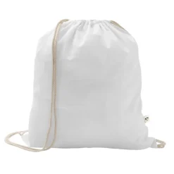 Gift Campaign Sacchetto con coulisse in cotone riciclato e poliestere 150 g/m2></noscript> Sacche Personalizzate