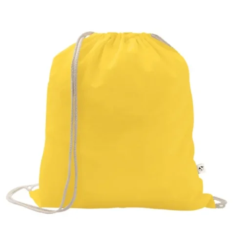 Gift Campaign Sacchetto con coulisse in cotone riciclato e poliestere 150 g/m2> Sacche Personalizzate