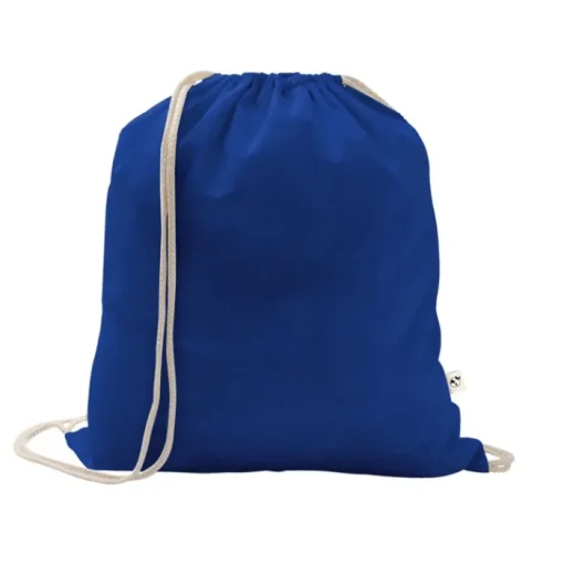Gift Campaign Sacchetto con coulisse in cotone riciclato e poliestere 150 g/m2> Sacche Personalizzate