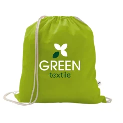 Gift Campaign Sacchetto con coulisse in cotone riciclato e poliestere 150 g/m2></noscript> Sacche Personalizzate