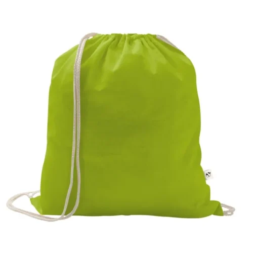 Gift Campaign Sacchetto con coulisse in cotone riciclato e poliestere 150 g/m2> Sacche Personalizzate