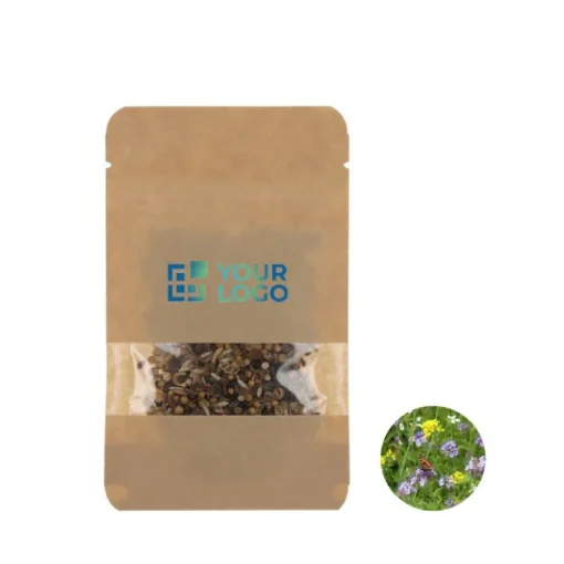 Gift Campaign Sacchetto di carta kraft con semi da piantare come regalo> Vasetti Con Semi