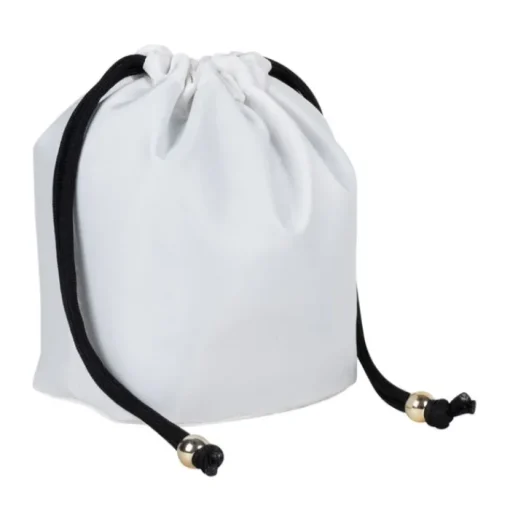 Gift Campaign Sacchetto piccolo in nylon con chiusura a cordoncino nero 290g/m2> Borse Di Tela Personalizzate