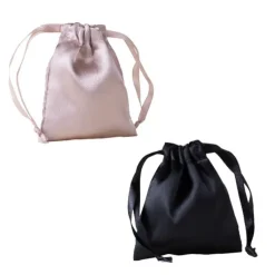 Gift Campaign Sacchetto piccolo in raso personalizzabile con chiusura a cordoncino coordinato> Borse Di Tela Personalizzate