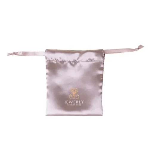 Gift Campaign Sacchetto piccolo in raso personalizzabile con chiusura a cordoncino coordinato> Borse Di Tela Personalizzate