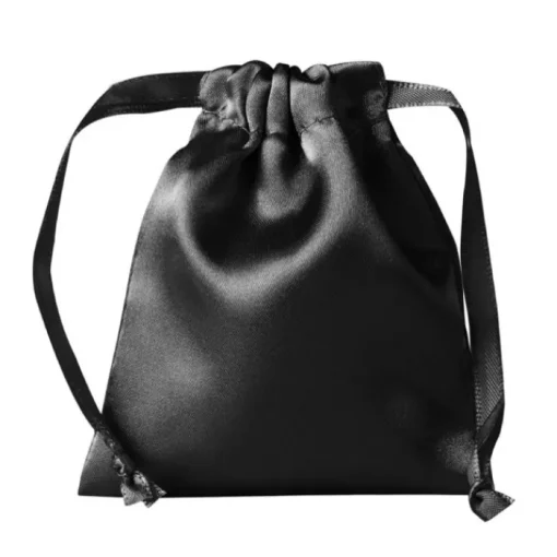 Gift Campaign Sacchetto piccolo in raso personalizzabile con chiusura a cordoncino coordinato> Borse Di Tela Personalizzate