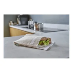 Gift Campaign Sacchetto termico per panini in canapa 170 g/m² con chiusura a strappo> Porta Pranzo