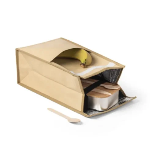 Gift Campaign Sacchetto termico tasca frontale interno isolato chiusura velcro Lunch> Borse Termiche