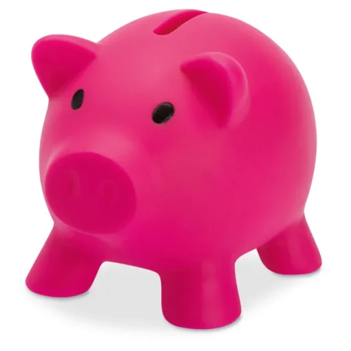 Gift Campaign Salvadanaio pubblicitario a forma di maialino in PVC colorato Piggy> Regali Per Bambini