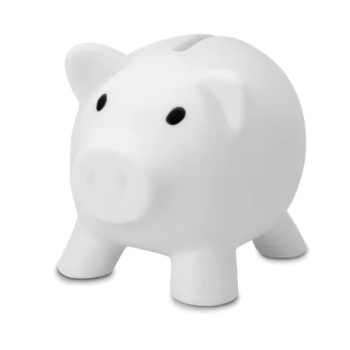 Gift Campaign Salvadanaio pubblicitario a forma di maialino in PVC colorato Piggy> Regali Per Bambini