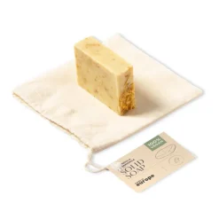 Gift Campaign Saponetta vegana 100gr alla calendula e camomilla in sacchetto con logo></noscript> Gadget Per Parrucchieri