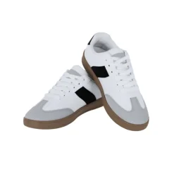 Gift Campaign Scarpe da ginnastica in pelle morbida con lacci abbinati e suola in gomma></noscript> Scarpe Da Ginnastica