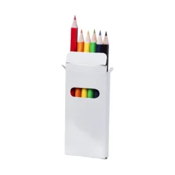 Gift Campaign Scatola con 6 matite colorate gadget per disegnare Pigment> Matite Colorate