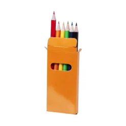 Gift Campaign Scatola con 6 matite colorate gadget per disegnare Pigment></noscript> Matite Colorate