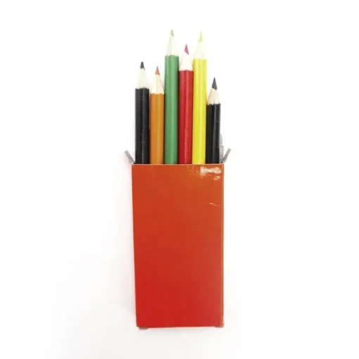Gift Campaign Scatola con 6 matite colorate gadget per disegnare Pigment> Matite Colorate
