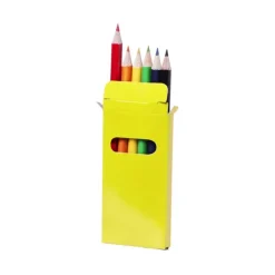 Gift Campaign Scatola con 6 matite colorate gadget per disegnare Pigment></noscript> Matite Colorate