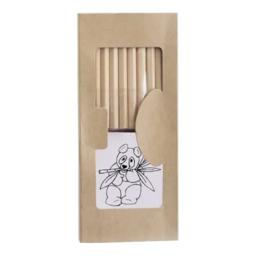 Gift Campaign Scatola con 10 pastelli disegni da colorare righello e temperino Funny> Matite Colorate