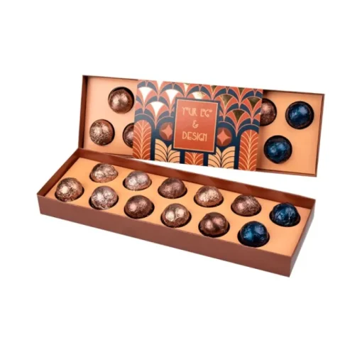 Gift Campaign Scatola con 12 praline ripiene di mandorle, pistacchi, noci e nocciole> Cioccolatini