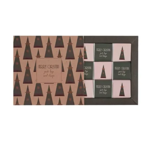 Gift Campaign Scatola di 9 cioccolatini bianchi, fondenti e al latte da 9g ciascuno> Cioccolatini