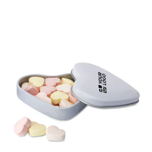 Gift Campaign Scatola di caramelle a forma di cuore personalizzabile 24 g SweetHeart> Regali Per Bambini|Caramelle Personalizzate