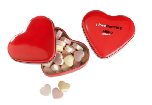 Gift Campaign Scatola di caramelle a forma di cuore personalizzabile 24 g SweetHeart> Regali Per Bambini|Caramelle Personalizzate