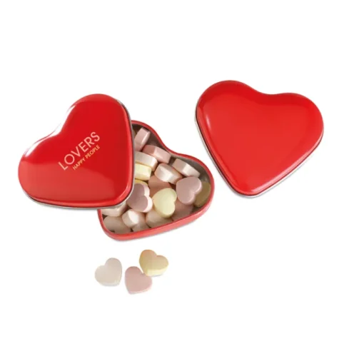 Gift Campaign Scatola di caramelle a forma di cuore personalizzabile 24 g SweetHeart> Regali Per Bambini|Caramelle Personalizzate
