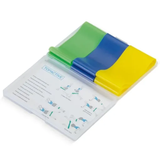 Gift Campaign Scatola di plastica con 3 fasce di resistenza di diversa difficoltà> Gadget Palestra