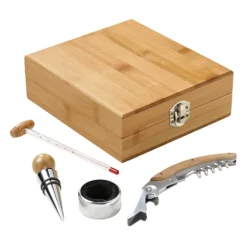 Gift Campaign Scatola enologica personalizzata con 4 accessori per il vino Chablis> Gadget Per Vino