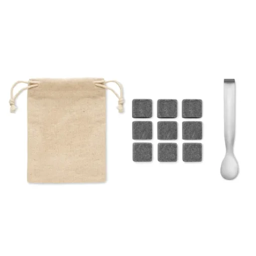 Gift Campaign Scatola in personalizzata con 9 cubetti di ghiaccio in pietra Bamboo> Altri Utensili Da Cucina