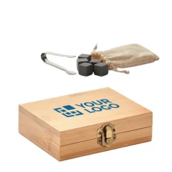Gift Campaign Scatola in personalizzata con 9 cubetti di ghiaccio in pietra Bamboo></noscript> Altri Utensili Da Cucina