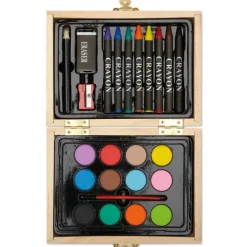 Gift Campaign Scatola con colori a cera acquarelli e accessori Happy Kid Mini> Regali Per Bambini|Matite Colorate