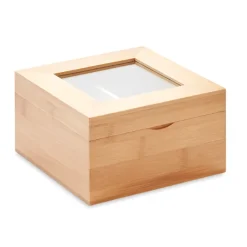 Gift Campaign Scatola per bustine tè coperchio con finestra con 4 scomparti Bamboo></noscript> Tazzine Da Caffè E Tazze Tè