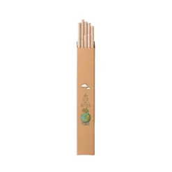 Gift Campaign Scatola personalizzabile con 10 cannucce di carta Kraft> Altri Utensili Da Cucina