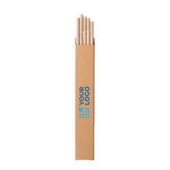 Gift Campaign Scatola personalizzabile con 10 cannucce di carta Kraft></noscript> Altri Utensili Da Cucina
