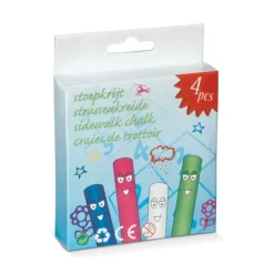 Gift Campaign Scatolina con 4 gessetti colorati diversi per bambini> Matite Colorate