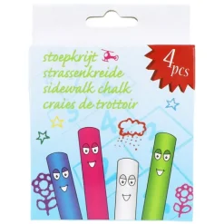 Gift Campaign Scatolina con 4 gessetti colorati diversi per bambini> Matite Colorate