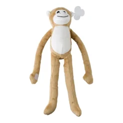 Gift Campaign Scimmia di peluche con velcro sulle mani ed etichetta personalizzabile> Peluche