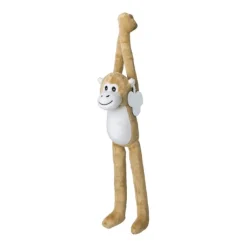 Gift Campaign Scimmia di peluche con velcro sulle mani ed etichetta personalizzabile> Peluche
