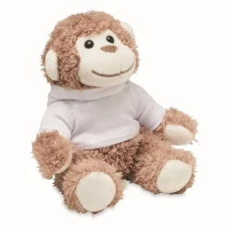 Gift Campaign Scimmietta di peluche con felpa personalizzata in sublimazione Monkey> Peluche