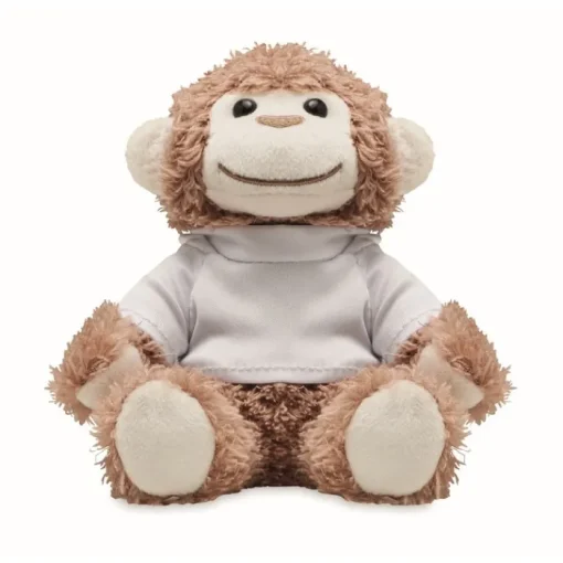 Gift Campaign Scimmietta di peluche con felpa personalizzata in sublimazione Monkey> Peluche