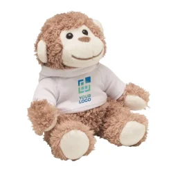 Gift Campaign Scimmietta di peluche con felpa personalizzata in sublimazione Monkey></noscript> Peluche