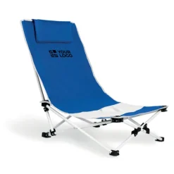 Gift Campaign Sdraio da spiaggia pubblicitaria con cuscino poggiatesta Sunnyside></noscript> Gadget Da Mare