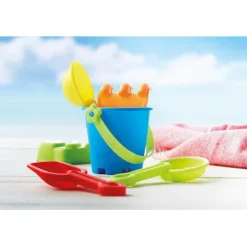 Gift Campaign Secchiello da spiaggia con paletta, restrello, colino e formina Junior></noscript> Gadget Da Mare