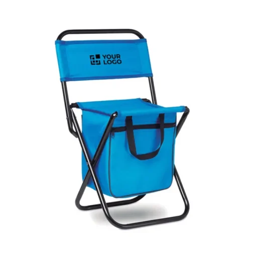 Gift Campaign Sedia pieghevole con logo in poliestere 600D con borsa termicaChill> Gadget Da Mare