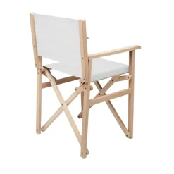 Gift Campaign Sedia pieghevole in legno con seduta sfoderabile in poliestere> Gadget Da Mare