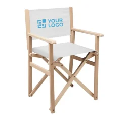 Gift Campaign Sedia pieghevole in legno con seduta sfoderabile in poliestere></noscript> Gadget Da Mare