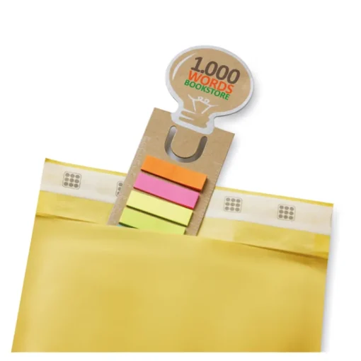 Gift Campaign Segnalibro con righello note adesive due misure StickyBulb> Post-It E Memo